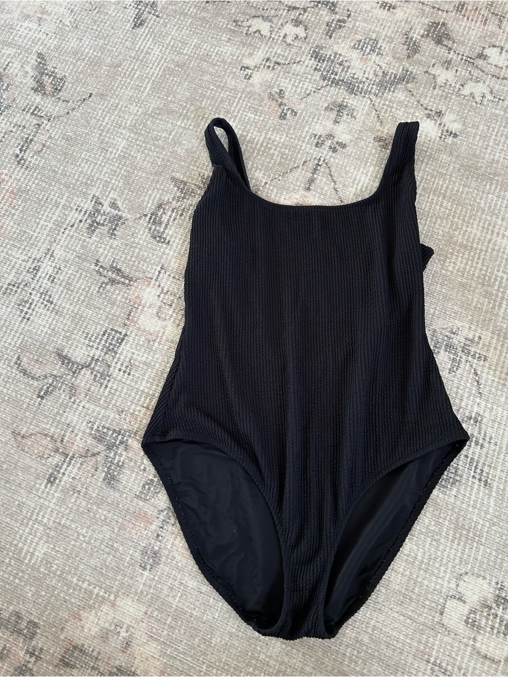 Classic Black One-Piece Swimsuit